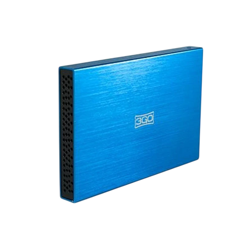 Caja HDD 2,5 3GO SATA Azul HDD25BL13