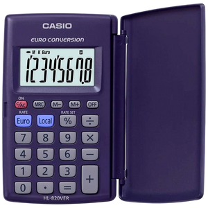 Calculadora portátil Casio HL-820VER Azul