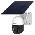 Cámara de seguridad IP Escam QF724 Solar 4G/LTE 24 Horas de grabación Blanco