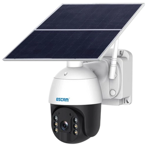 Cámara de seguridad IP Escam QF724 Solar 4G/LTE 24 Horas de grabación Blanco