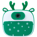 Cámara Instantánea Para Niños con Impresión K13 Diseño Reno Verde