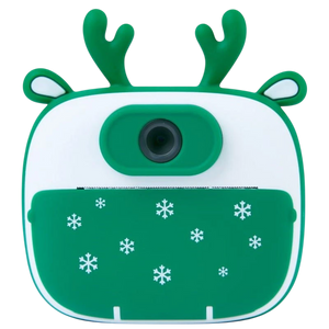 Cámara Instantánea Para Niños con Impresión K13 Diseño Reno Verde