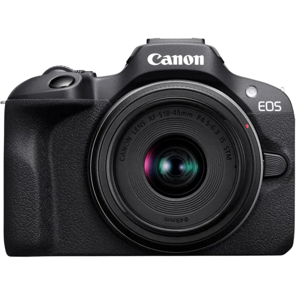 Canon EOS R100 + RF-S 18-45mm F4.5-6.3 IS STM Kit MILC 24,1 MP CMOS 6000 x 4000 Pixeles Negro