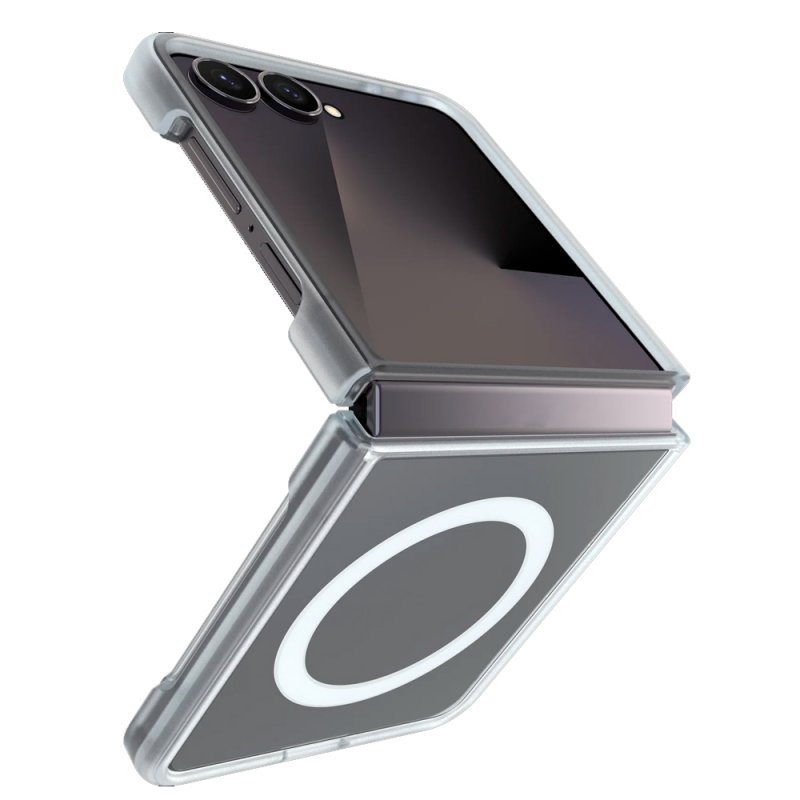 Carcasa COOL para Samsung F776 Galaxy Z Flip 8 Magnética Transparente