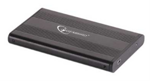 Gembird EE2-U2S-5 caja para disco duro externo Caja de disco duro (HDD) Negro 2.5"