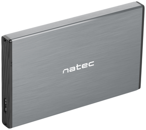 NATEC Rhino GO Carcasa de disco duro/SSD Gris 2.5"