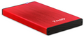 TooQ TQE-2527R caja para disco duro externo Caja de disco duro (HDD) Negro, Rojo 2.5"