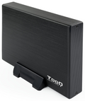 TooQ TQE-3527B caja para disco duro externo Caja de disco duro (HDD) Negro 3.5"