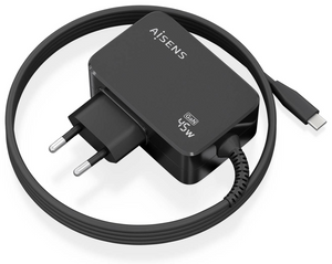 AISENS ASCH-1PD45WL032-BK cargador de dispositivo móvil Universal Corriente alterna Interior