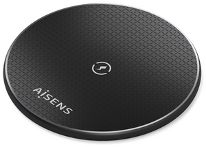 AISENS ASCH-15W1WC058-BK cargador de dispositivo móvil Smartphone Cargador inalámbrico Interior