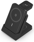 AISENS ASCH-15W4WC064-BK cargador de dispositivo móvil Auriculares, Smartphone, Reloj inteligente Cargador inalámbrico Interior