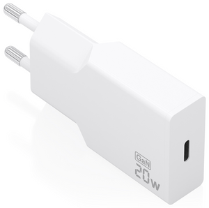 AISENS Cargador Ultra Delgado GaN 20W, 1xUSB-C PD3.0, Blanco