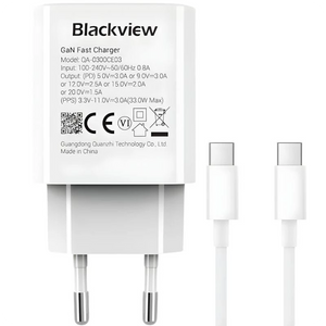 Blackview 33W USB-C carga rápida - Cargador de pared Pack