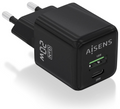 AISENS ASCH-20W2P011-BK cargador de dispositivo móvil Universal Corriente alterna Carga rápida Interior