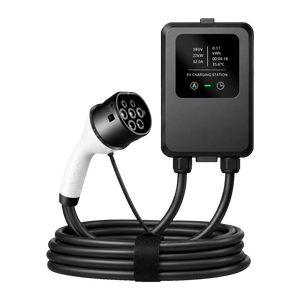 Cargador EV Tipo 2 32A 7.0kW Monofásico 5M LCD