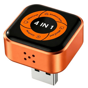 Carlinkit Mini Ultra 6 Naranja - Adaptador inalámbrico CarPlay/Android Auto
