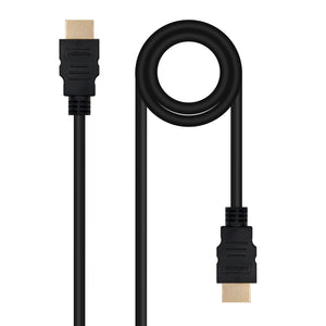 Cable HDMI V2.0 4K@60Hz 18Gbps A/M-A/M, 3 m, Negro