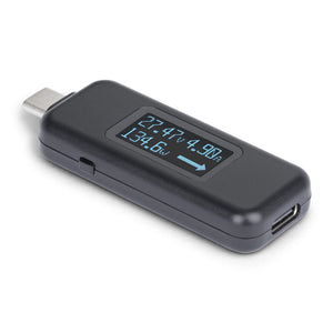 Multímetro Digital Probador de Corriente y Voltaje USB-C - PD EPR de 240W - OLED Digital - Probador de Voltaje de Puertos USB-C - Medidor de Corriente y Voltaje para Puertos USB y Cables