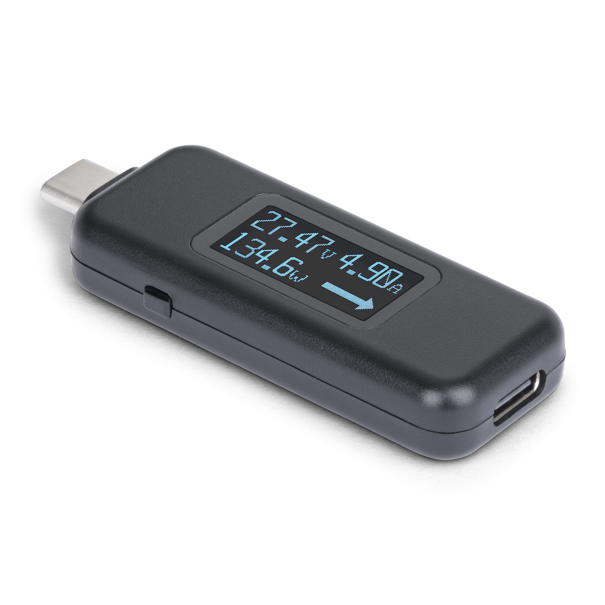 USBC-PWRTESTER comprobador de suministro de energía Negro