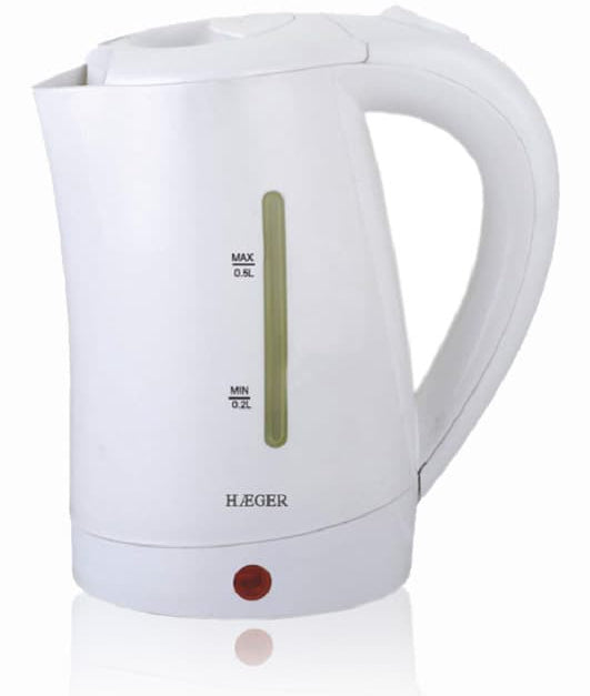 EK-10W.015A tetera eléctrica 0,5 L 1100 W Blanco