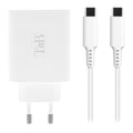 CHNBTINY65 cargador de dispositivo móvil Portátil, Smartphone, Tableta Blanco Corriente alterna Carga rápida Interior