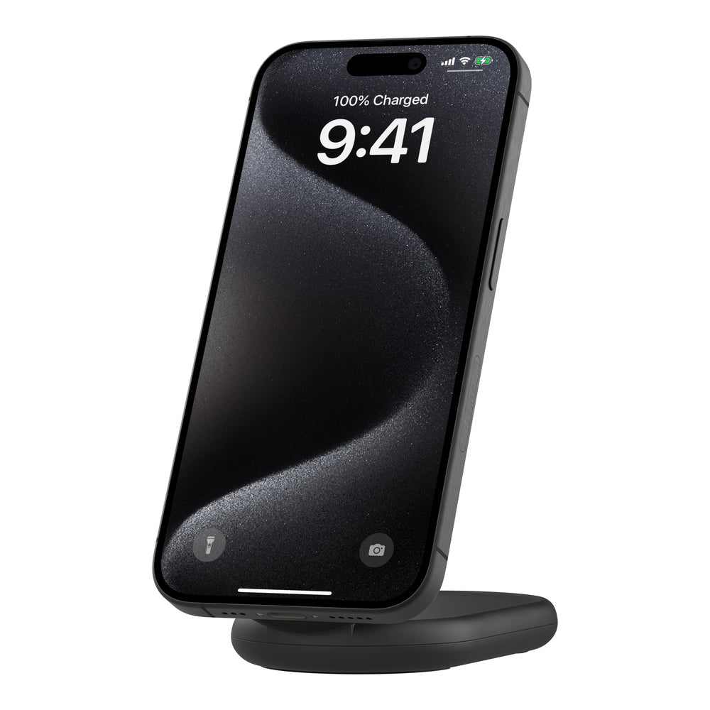 BoostCharge Auriculares, Smartphone Negro USB Cargador inalámbrico Carga rápida Interior