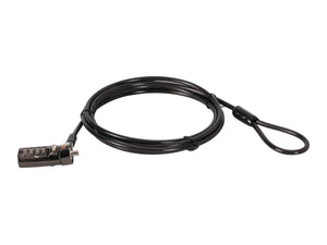 CUSTODIO01BN cable antirrobo Negro 1,8 m