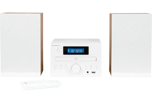 MIC122BT Microcadena de música para uso doméstico 10 W Negro, Plata