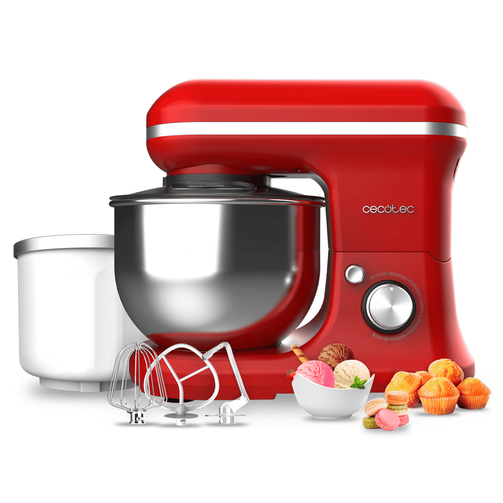 Batidora Amasadora Cecomixer Merengue 5L 1200 Ice-Cream Red