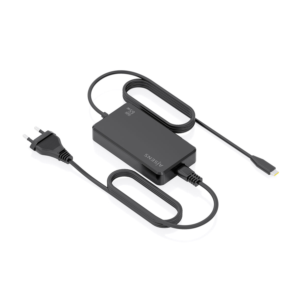 Cargador De Sobremesa GaN 65W PD3.0 1xUSB-C 1.8m, Negro