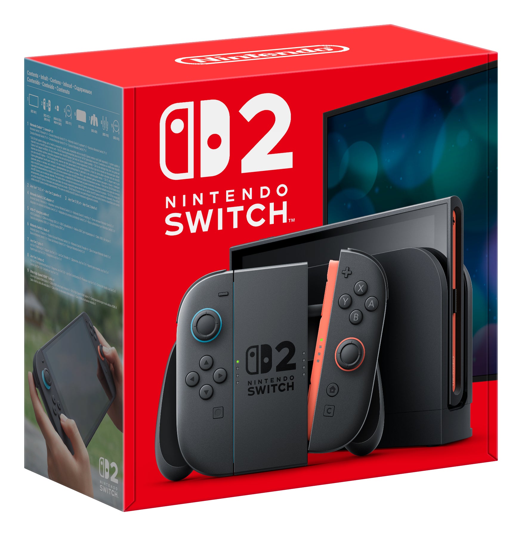 Switch 2 videoconsola portátil 20,1 cm (7.9") 256 GB Pantalla táctil Wifi Negro