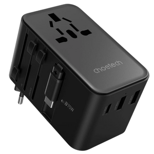 Adaptador de Viaje Choetech 70W con Cable USB-C