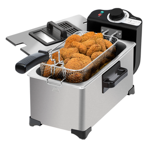 Freidora Con Aceite Cleanfry 3L Full Inox