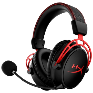 HyperX Cloud Alpha Negro y Rojo Gaming con Wireless