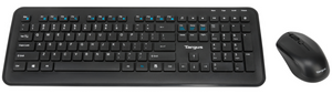 Targus AKM610ES teclado Ratón incluido Universal RF inalámbrico Español Negro