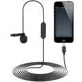 COMICA Lightning 4,5 m Micrófono lavalier para smartphone