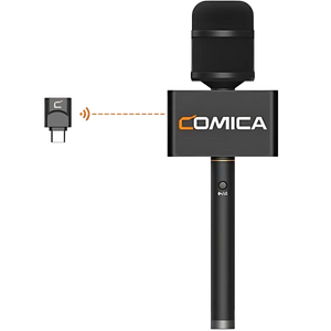 COMICA Revo S Micrófono Inalámbrico de mano para entrevistas USB-C