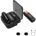 COMICA Vimo S-MI Micrófono Lavalier Inalámbrico con Cancelación de Sonido (Lightning) Negro