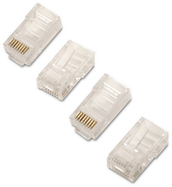 AISENS A138-0292 conector RJ-45 Transparente