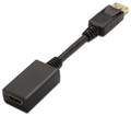 AISENS A125-0134 adaptador de cable de vídeo 0,15 m DisplayPort HDMI Negro