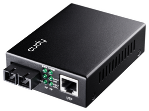 Cudy MC100GSA-20 convertidor de medio 1000 Mbit/s 1310 nm Monomodo Negro