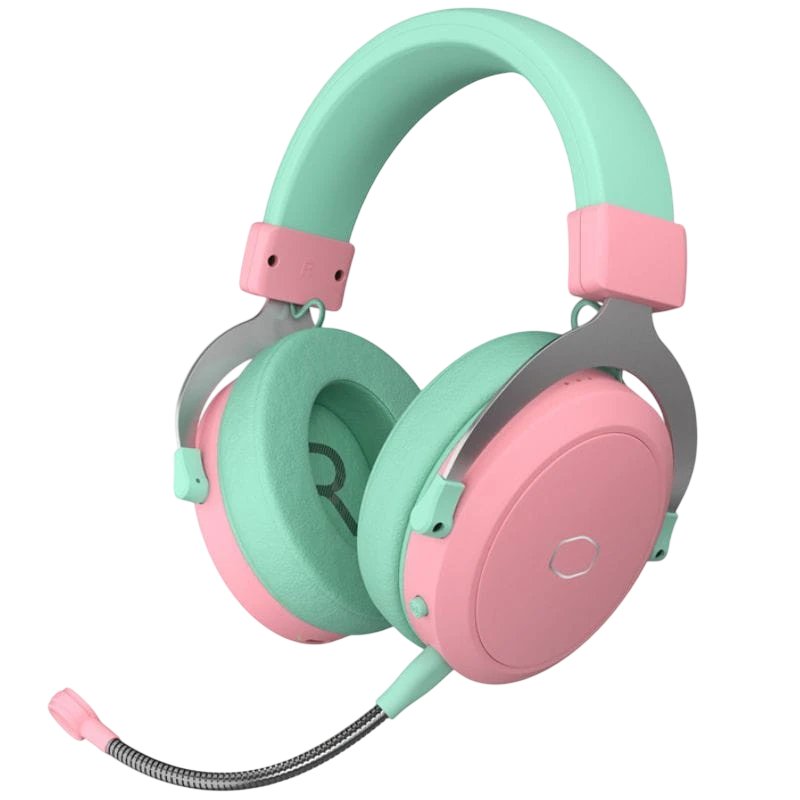 Cooler Master CH351-MC  Rosa/Verde - Auriculares Gaming