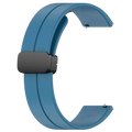 Correa Universal Cierre Magnético 22mm Azul Marino para Smartwatch Xiaomi/Amazfit/Samsung/Huawei/Realme/Ticwatch