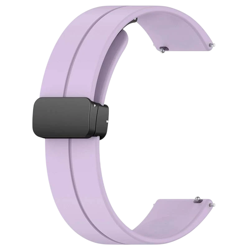 Correa Universal Cierre Magnético 22mm Violeta para Smartwatch Xiaomi/Amazfit/Samsung/Huawei/Realme/Ticwatch