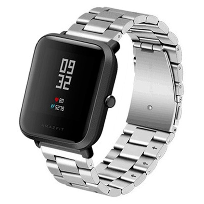 Correa Universal Metal Eslabones 20mm para Smartwatch Xiaomi/Amazfit/Samsung/Huawei/Realme/Ticwatch