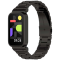 Correa Metal Eslabones Xiaomi Mi Smart Band 9 Active / Redmi Smart Band 3 Negro