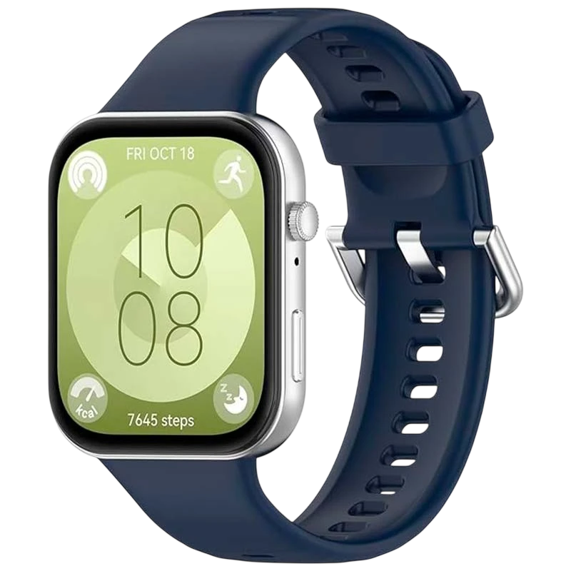 Correa de silicona Huawei Watch Fit 3 Azul Oscuro