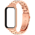 Correa Metal Eslabones Xiaomi Mi Smart Band 8 Active / Redmi Smart Band 2 Dorado Rosa