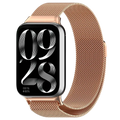 Correa Milanesa Magnética Xiaomi Mi Smart Band 9 Pro / Band 8 Pro / Redmi Watch 4 / Redmi Watch 5 / Redmi Watch 6 / Xiaomi Smart Band 10 Pro Dorado Rosa