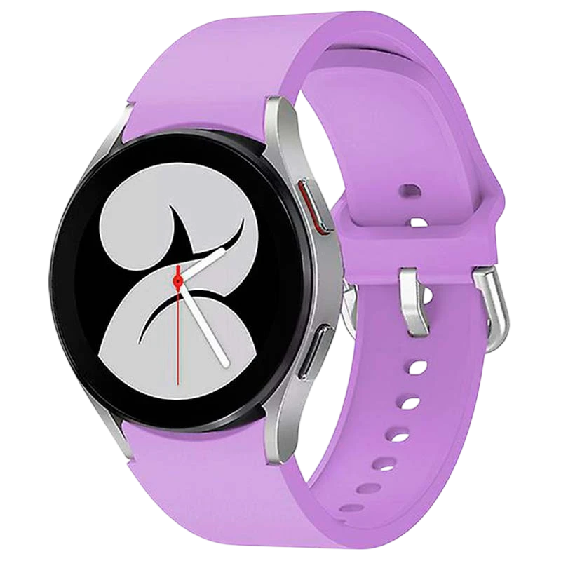 Correa de silicona Samsung Galaxy Watch 4/5/6 Morado